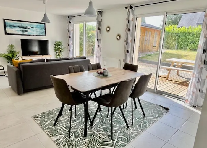 Le Belaven, Neuf, Cosy, Terrasse, jardin, Kerfany Plage, 1 à 6 pers