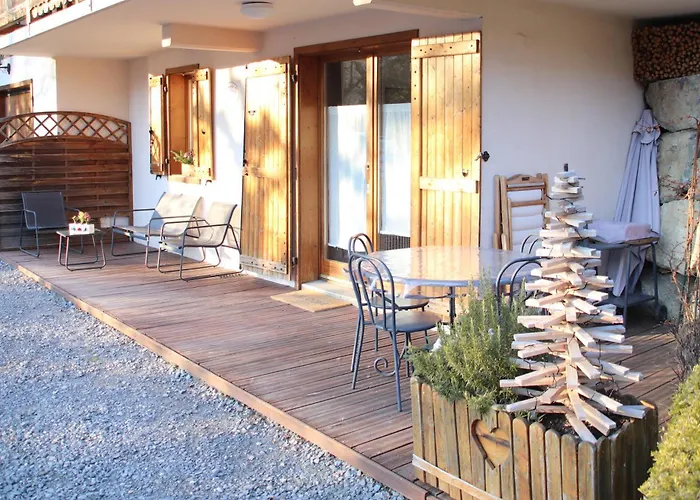 logement entre lac et montagnes