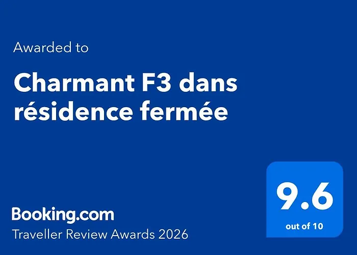 Charmant F3 dans résidence fermée