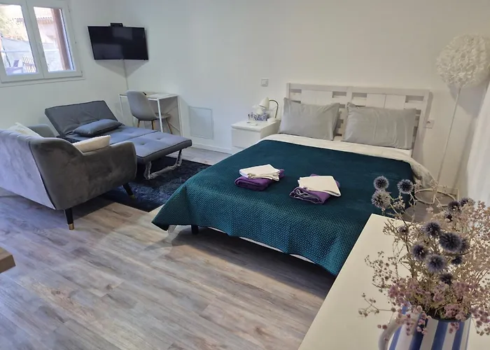 Rhône Studio avec terrace parking privé