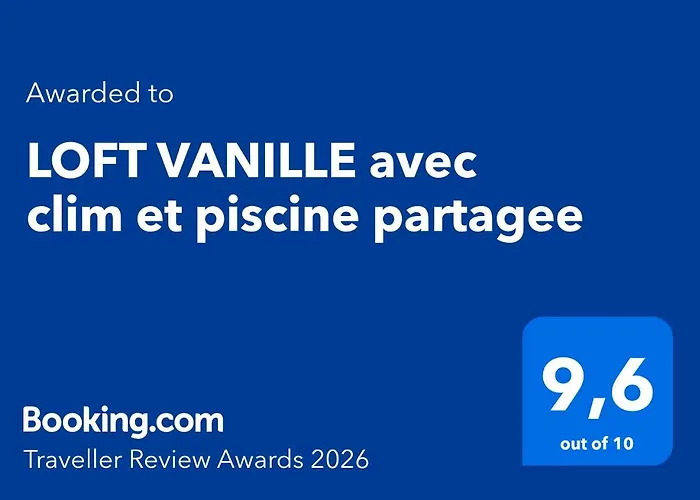 LOFT VANILLE avec clim et piscine partagee