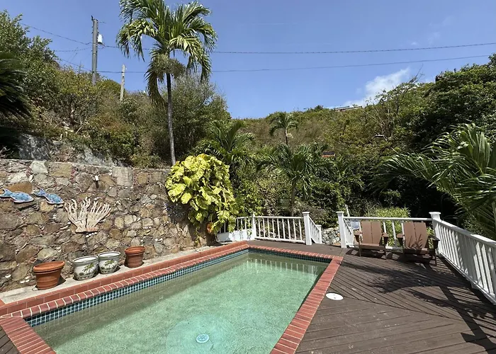 Blue Pearl Villa In St John Usvi - Breathtaking Ocean Views, Private Pool, Backup Power, Air Conditioning, Gated