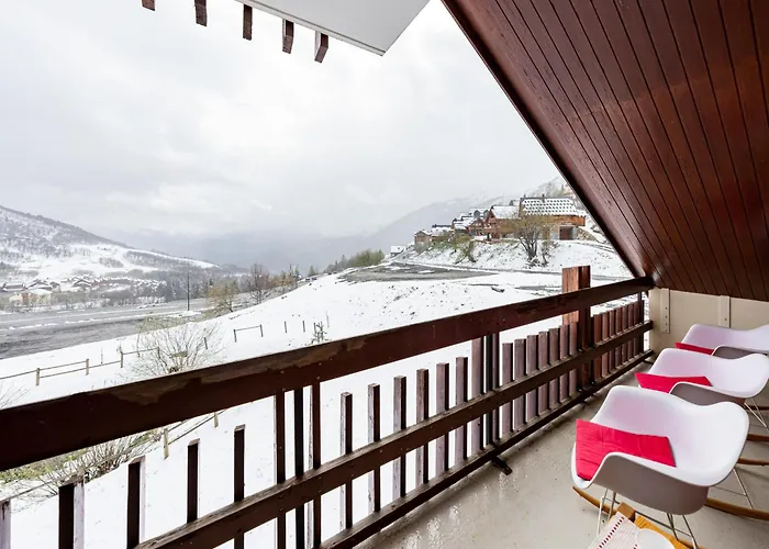 Confortable T2/3 pour 6 pers. avec balcon et accès ski à Saint-François-Longchamp - FR-1-807-14