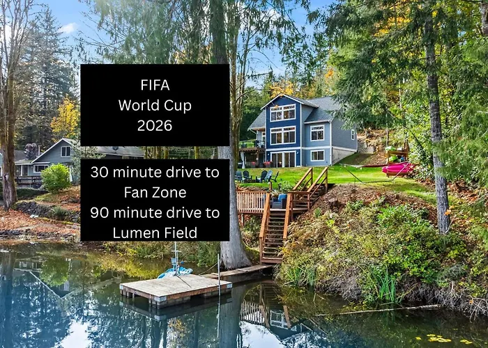 Woodland Escape On Mission Lake-Worldcup Fan Zone 30 Min Drive