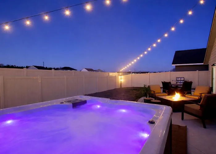 Mineral Spa Fire Pit Game Room Mini Split Ac