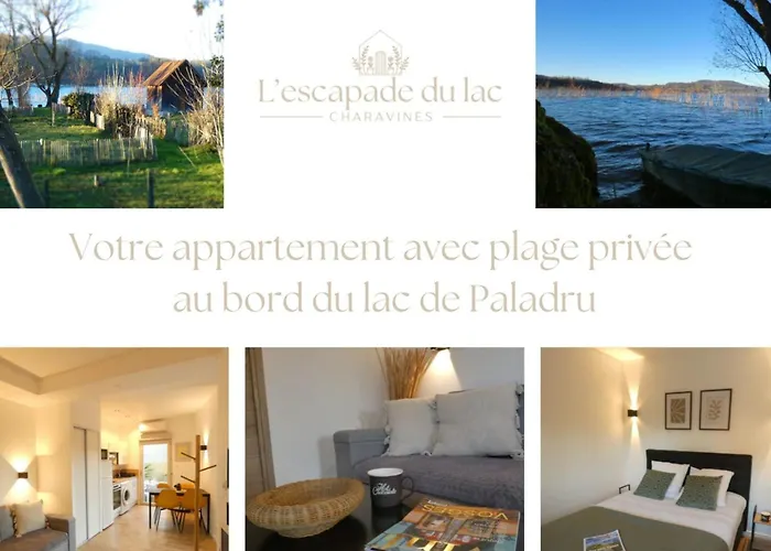 L'Escapade Du Lac Private Beach Lac De Paladru