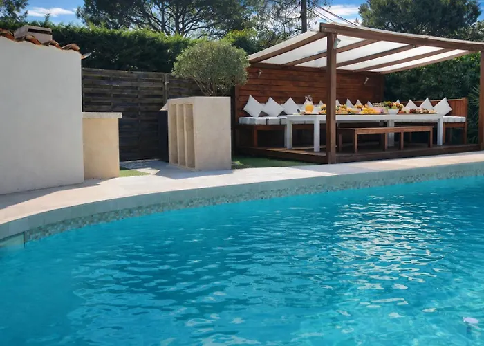 Villa Design Mougins - Pool House & Piscine Sous Les Palmiers