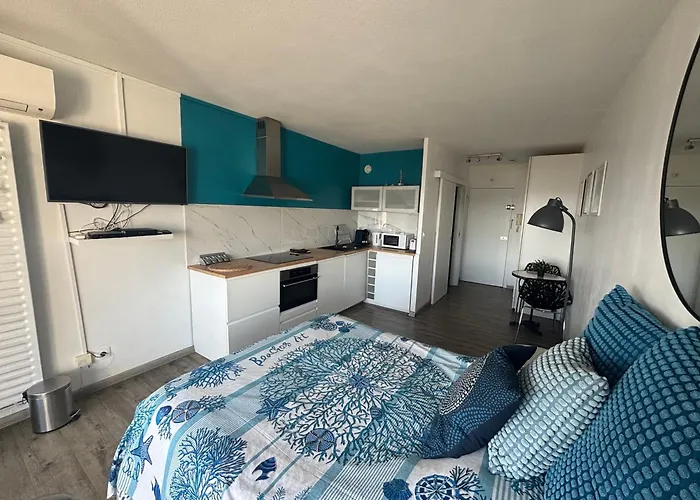 Studio avec vue mer et terrasse