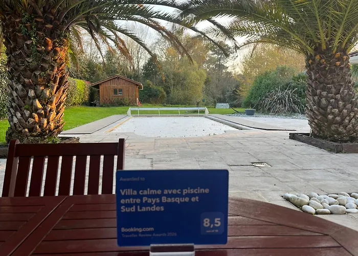 Villa calme avec piscine entre Pays Basque et Sud Landes