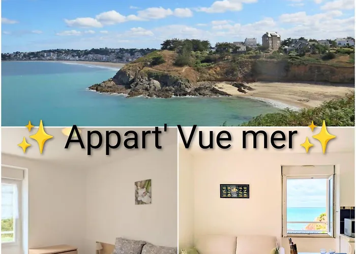 Appart vue mer-au pied du chemin de randonnée Bassan