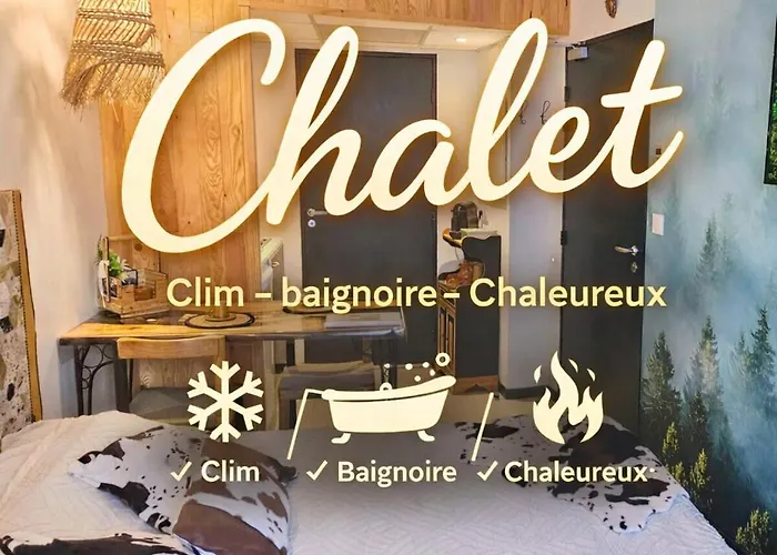 Chalet Studio Premium, WIFI, Chaleureux