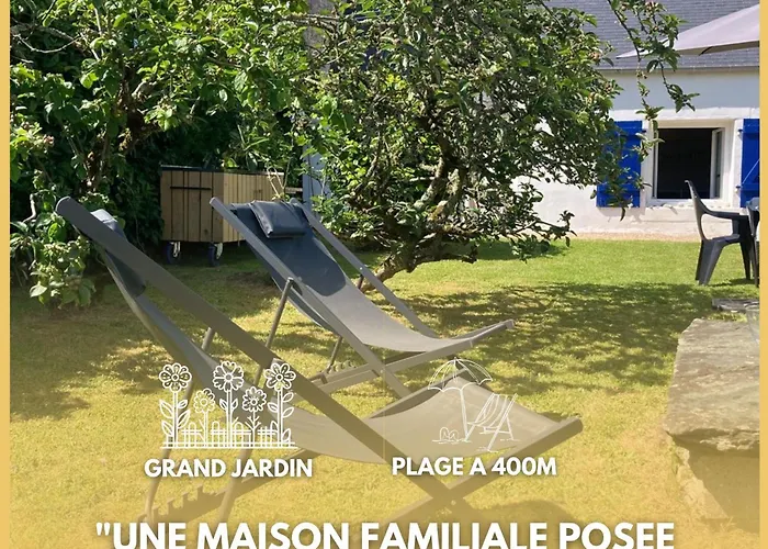 Maison cosy à 400m de la plage