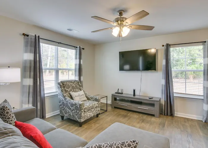 Near Base & Shopping: Modern Sumter Townhome!