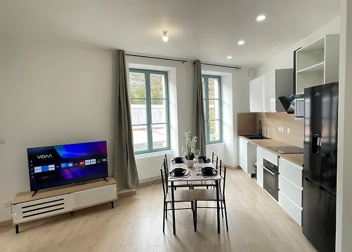 2-Appartement calme et bien rénové avec 2 chambres