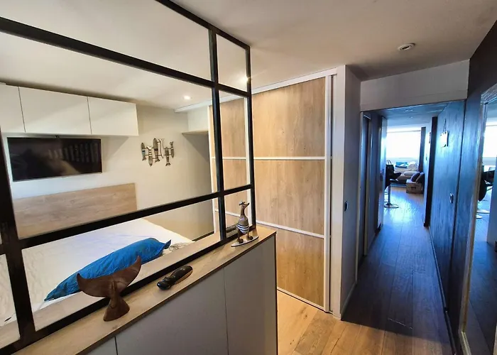 A 40 m de la plage, climatisation, WIFI, vue mer, tout à pied