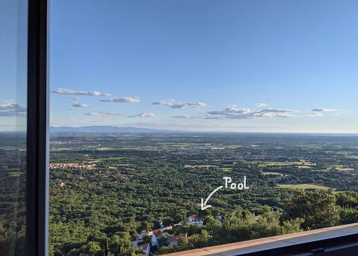 Villa Josephine: Vue magnifique sur mer et montagnes