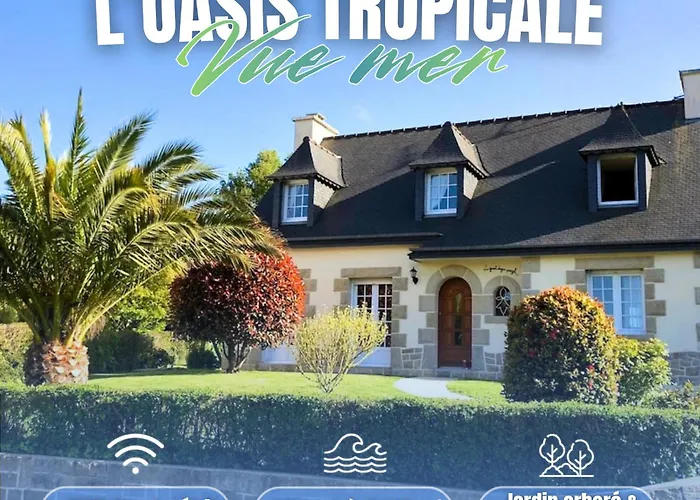 Spacieuse maison typique pour 10 personnes Vue mer plage à 10 minutes à pied- idéale pour des vacances ou un weekend en famille ou entre amis