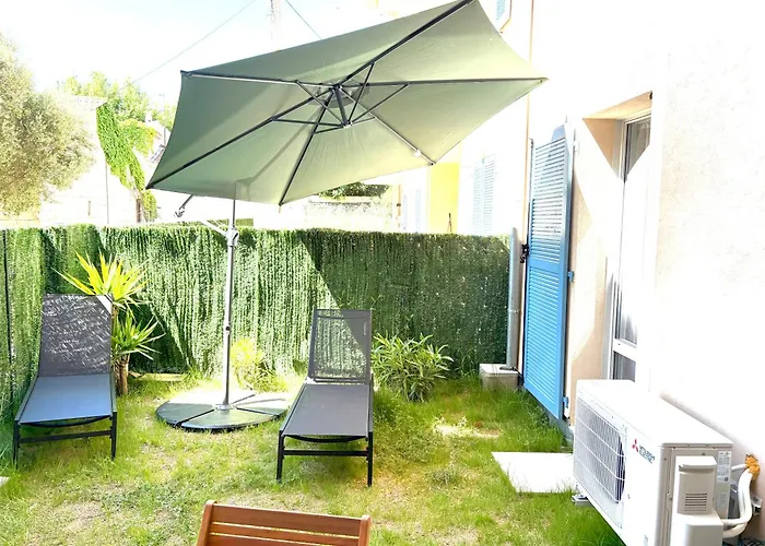 Appartement climatisé avec jardin 4 personnes
