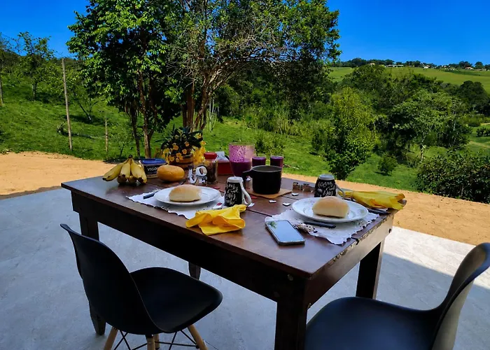 Cabana Allegra Privativa com Hidromassagem Cozinha Churrasqueira e Decoração - Sitio Pauletto