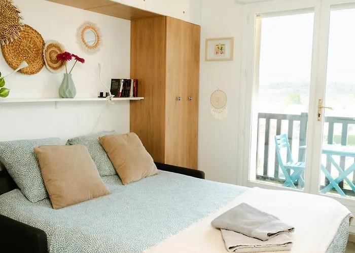 M2M Studio magnifique vue mer - avec balcon - les pieds dans l eau!
