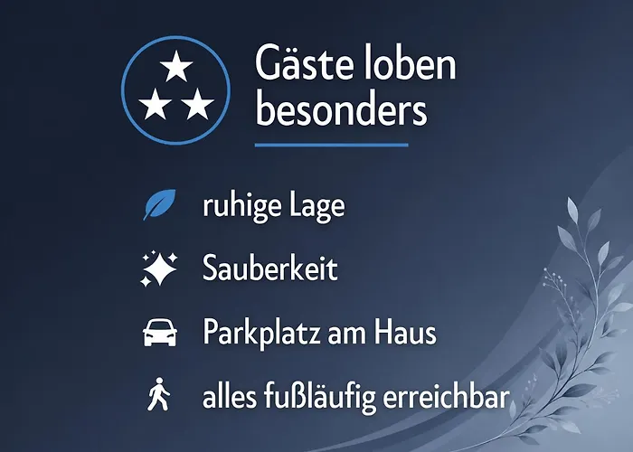 Appartementhaus Gutenberg -- Für Paare, Freundinnen&Freunde sowie Alleinreisende -- Parkplatz&WLAN -- 6 Min zum Strand, 2 Min zum See