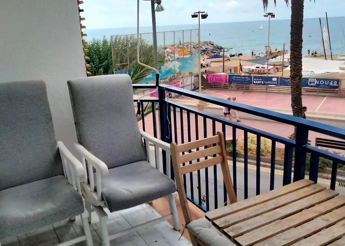 Beachfront Apartment With Sea Views & Private Parking