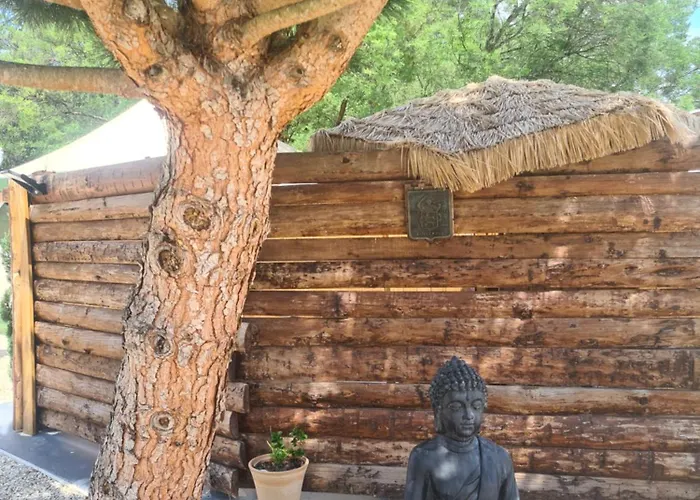 Gîte insolite vue sur le ciel étoilé , cuisine, salle d eau, 2 chambres , proche du zoo de La Palmyre
