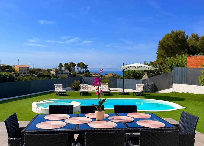 Chillout House With Heated Pool 29 C Sea & Mountain View