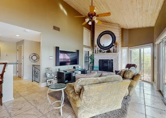 Refined Panoramic Paradise On Lake Travis With Boat Launch And Tesla Charger