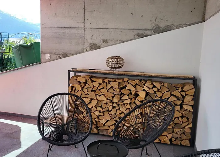 Appartement Randogne avec grande terrasse