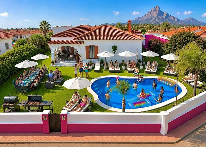 Villa 25 Pax Jacuzzi 12 Pax 10 Min To Benidorm Party Area