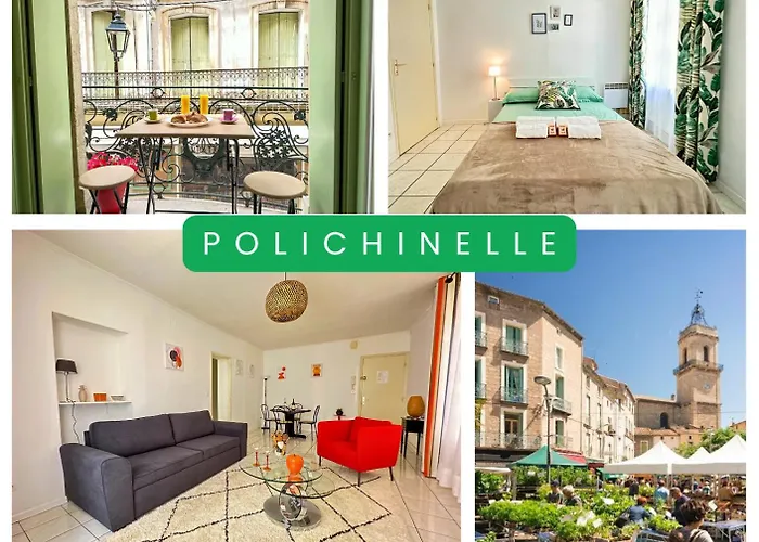 Polichinelle Hyper Centre - Wifi - Balcon & Parking Proche