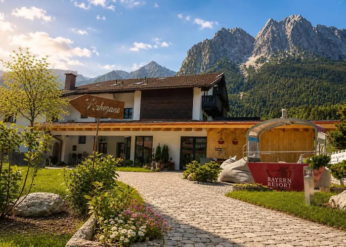 Bayern Resort - Adults Only - Mit Zugspitzblick - Eibsee-Nähe - Wellnessbereich - Naturpool Im Sommer Romantik Hotel