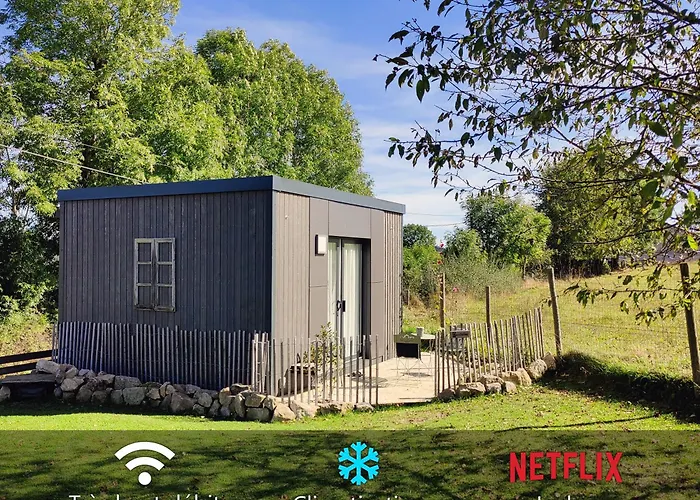 L'Oustalou - Tiny house en Aubrac - vue panoramique sur la nature