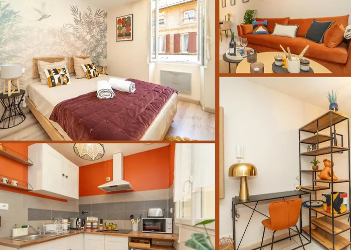 L'Aparté T2 Relax&Cosy en Toscane occitane-Gaillac hypercentre