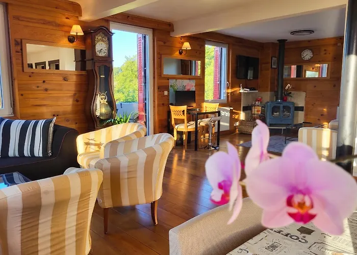 Appartement de 3 chambres avec jardin clos et wifi a Mont Saxonnex
