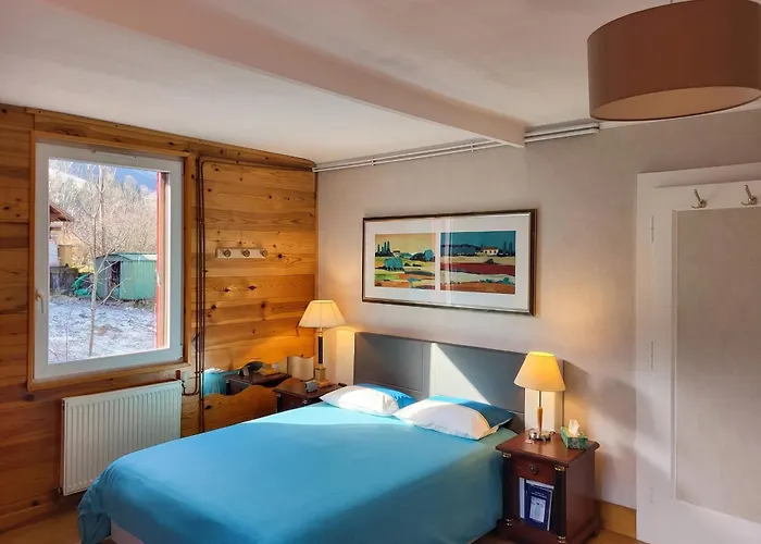 Appartement de 3 chambres avec jardin clos et wifi a Mont Saxonnex