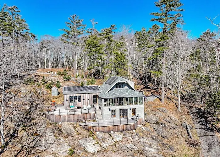 Oceanfront Home On 6 Acres With Multi-Level Deck & Spectacular View