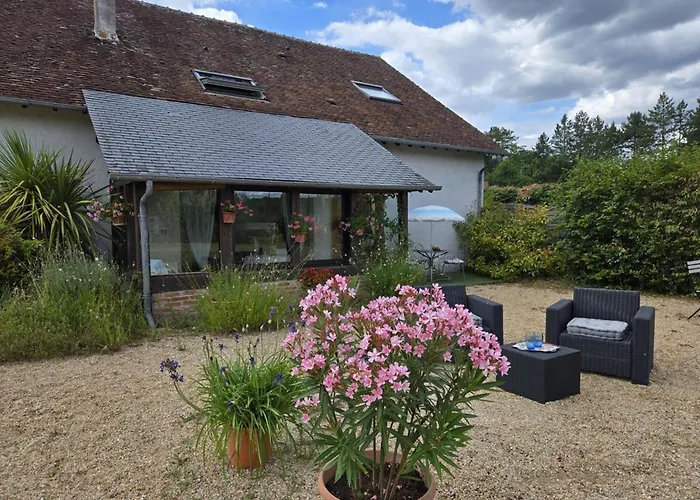 Gîte rustique à Cheverny: nature, tennis, animaux bienvenus, pêche et châteaux de la Loire à proximité - FR-1-491-366