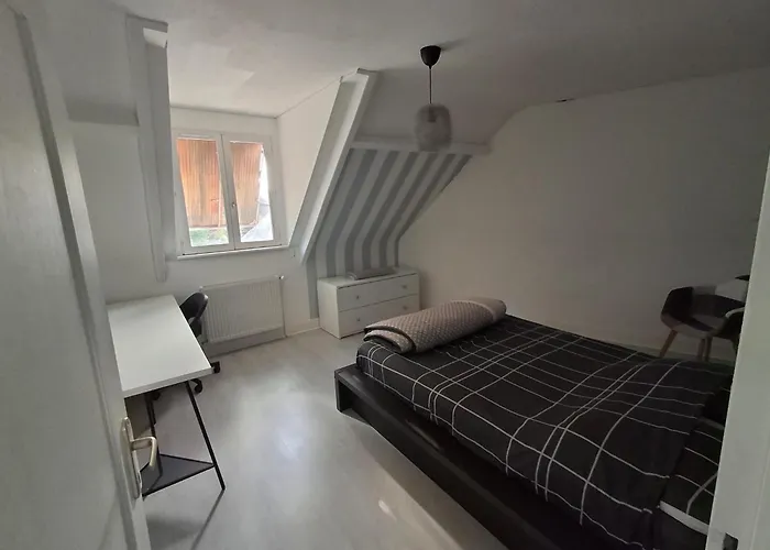 maison face au château