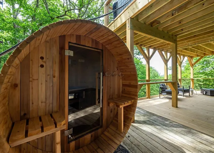 Mountain Views Private Sauna Wet Bar Hot Tub