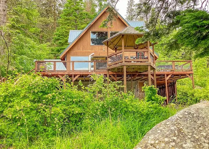 Nana And Papa'S - Lakefront Dog-Friendly Home In Joseph With Amazing Yard Deck