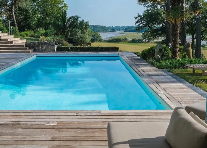Luxury Villa Gulf Of Morbihan Sea View Pool