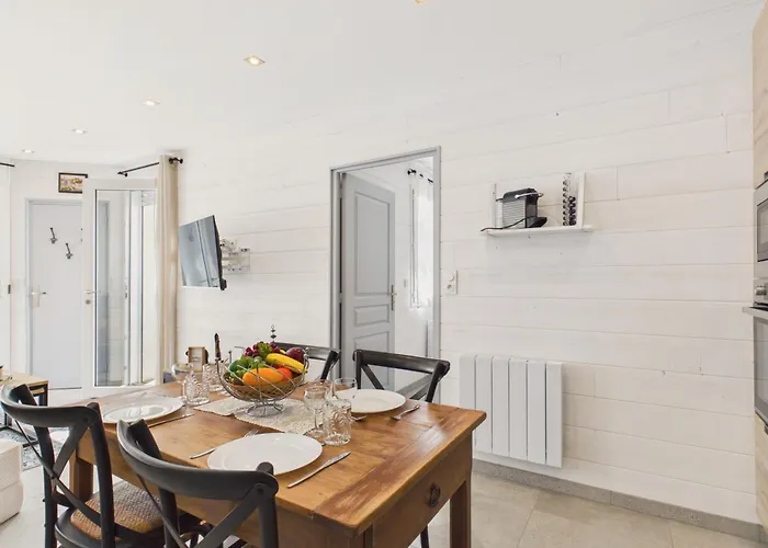Entre Golfe et océan, maison avec jardin pour 4