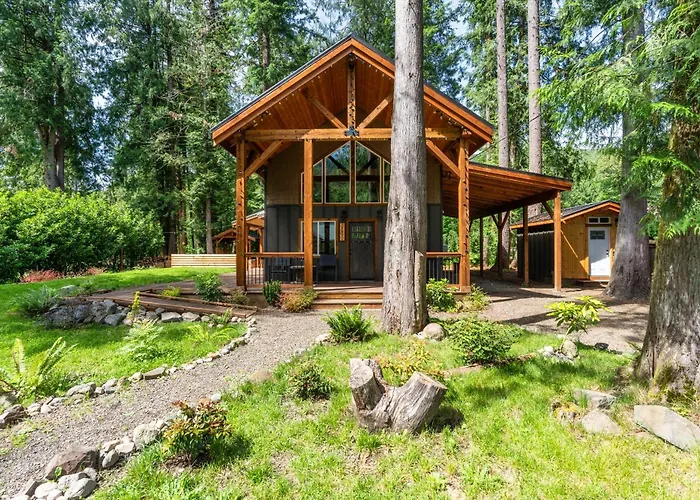 Mt Hood Cabin Hot Tub Fire Pit Dog-Friendly