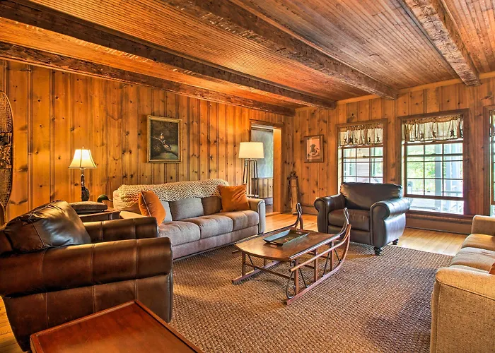 Vintage Schroon Lake Farmhouse W/ Private Beach!
