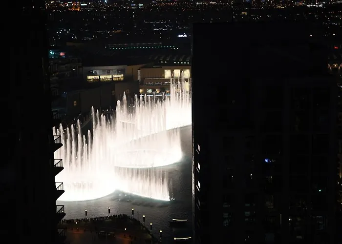 Downtown Apartments With Fountain And Burj Khalifa View