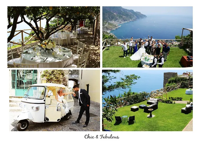 Sea View Villa In Ravello With Lemon Pergola, Gardens And Jacuzzi - Ideal For Elopements